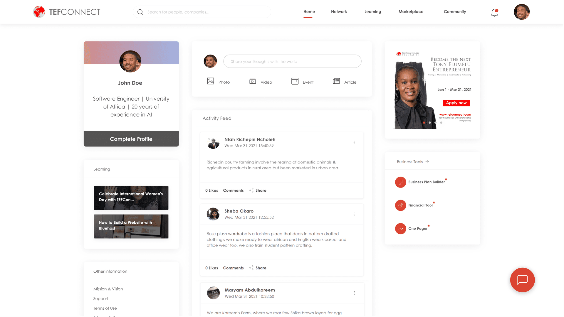 Messaging — Direct connection flow