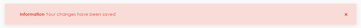 Red success dialog mistaken for error
